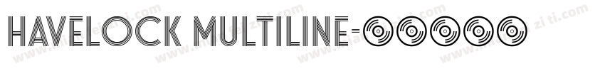 Havelock Multiline字体转换